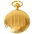 Gold Pocket Watch w/ Chain